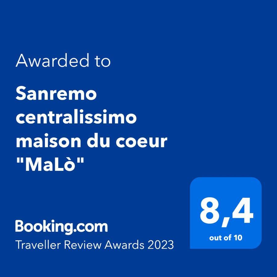 Sanremo Centralissimo Maison Du Coeur "Malo" Daire Dış mekan fotoğraf